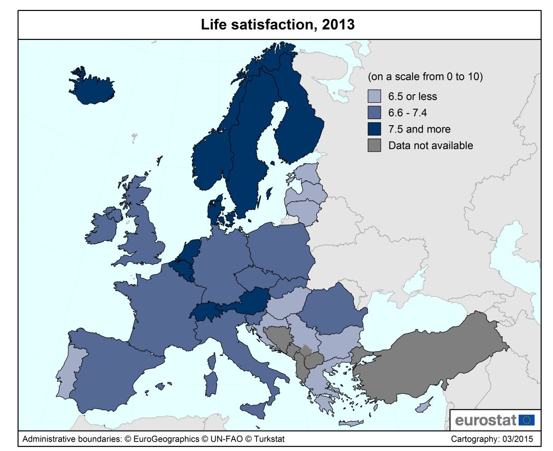cele mai fericite țări din europa