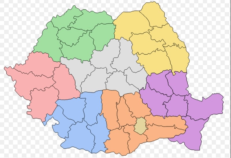 harta muta a judetelor TEST cu imagini. Cât de bine cunoști județele României?