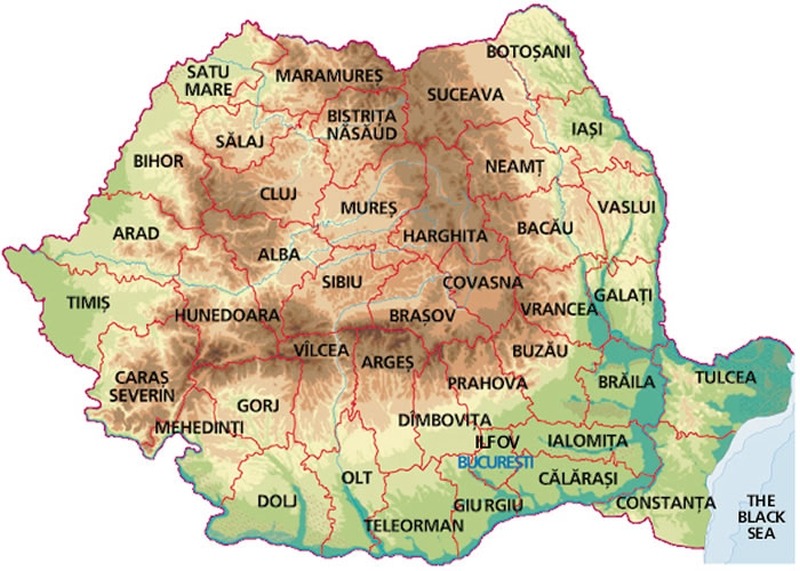rezultate evaluare națională 2016 harta romaniei