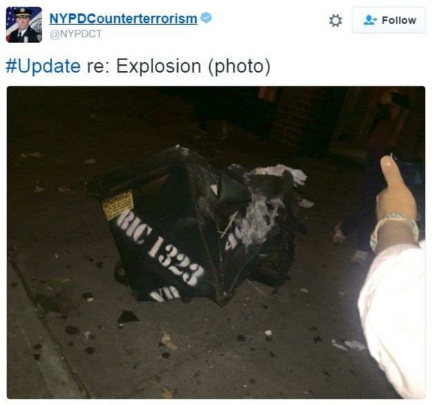 explozie bombă new york