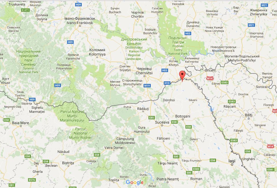 harta româniei zăcământ de ghips