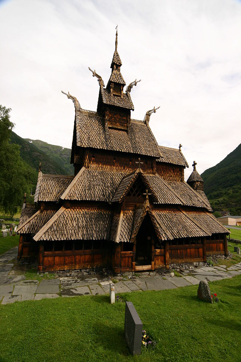 biserica lemn borgund norvegia