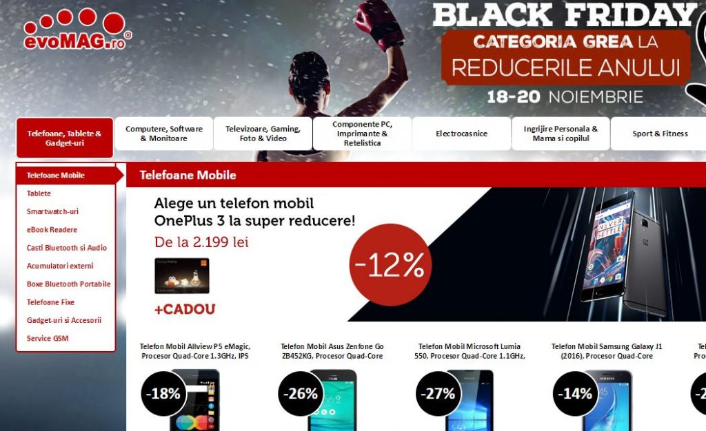 Reduceri evoMAG Black Friday