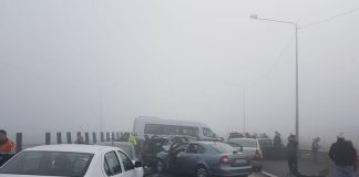Accident în lanț pe Autostrada Soarelui. Ce viteze aveau prima și ultima mașină FOTO: Florin Vladescu/Facebook