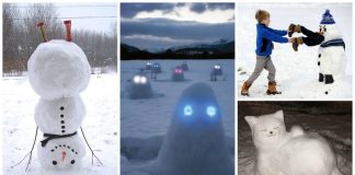 15 idei de oameni de zăpadă la care nu te-ai fi gândit niciodată oameni de zăpadă