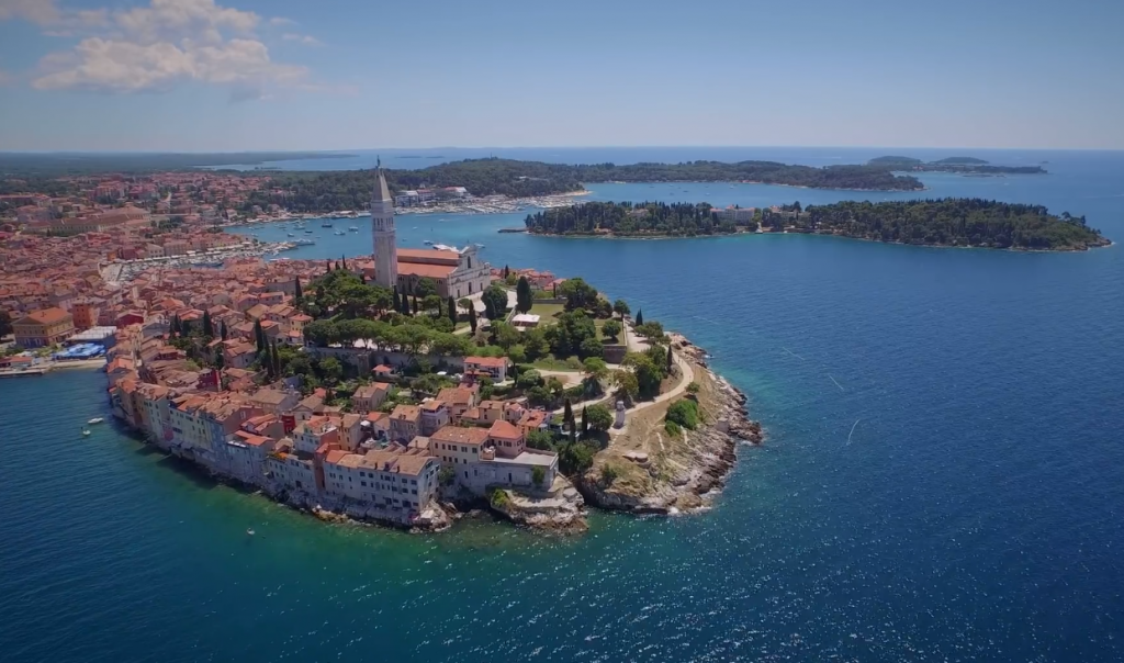 Imagine din Rovinj FOTO: Captură Youtube/Rovinj Tourist Board