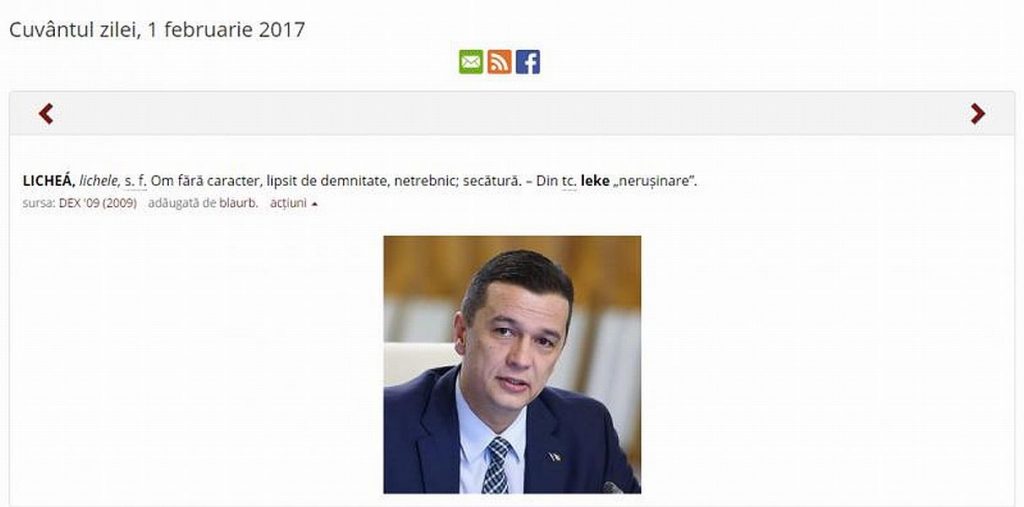 Captură Dexonline.ro