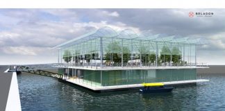 Prima fermă plutitoare. În Olanda, vacile vor paște pe apă Așa arată ferma plutitoare care va fi instalată în portul Rotterdam (Foto: Beladon)