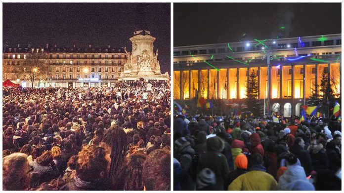 protest paris 19 februarie