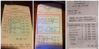 Cele mai amuzante note de plată. Ce mesaje au lăsat ospătarii note de plată amuzante