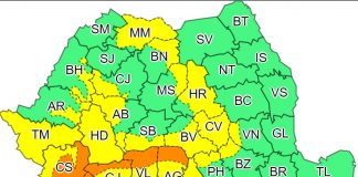 Avertizare meteo: Va ninge la munte. Temperaturi neobișnuit de mici în toată țara pentru această perioadă Așa arată harta emisă de ANM pentru miercuri, 19 aprilie