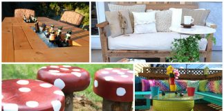 20 de idei de mobilier de grădină. Ieftine și simpatice, le poți pune în practică de unul singur idei de mobilier de grădină