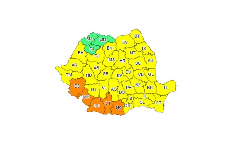Valul de căldură va cuprinde aproape toată suprafața României în aceste zile. Foto: meteoromania.ro