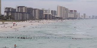 Peste 80 de persoane au format un lanț uman pentru a salva o familie luată de curenții puternici florida lanț uman salvare înec