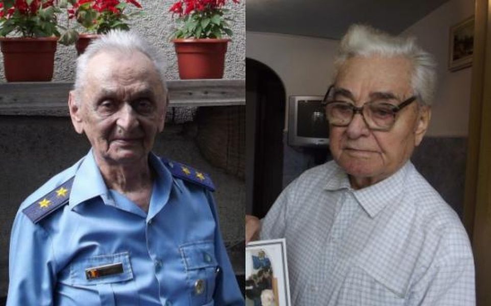 Generalii Ion Dobran şi Gheorghe Constantin, veterani ai celui de-Al Doilea Război Mondial. Foto: Adevărul