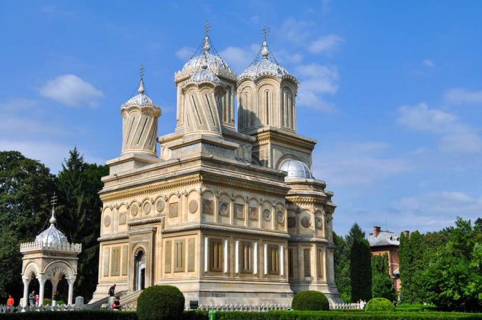 Mănăstirea Curtea de Argeș este și necropola regală. Foto: Arhiepiscopia Argeșului și Muscelului