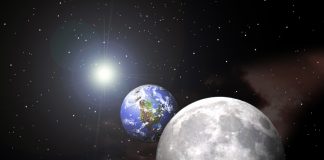 Un asteroid va trece vineri seară printre Pământ și Lună Un asteroid va trece printre Pământ și Lună în 13 octombrie. Foto: John Lambeth / Flickr