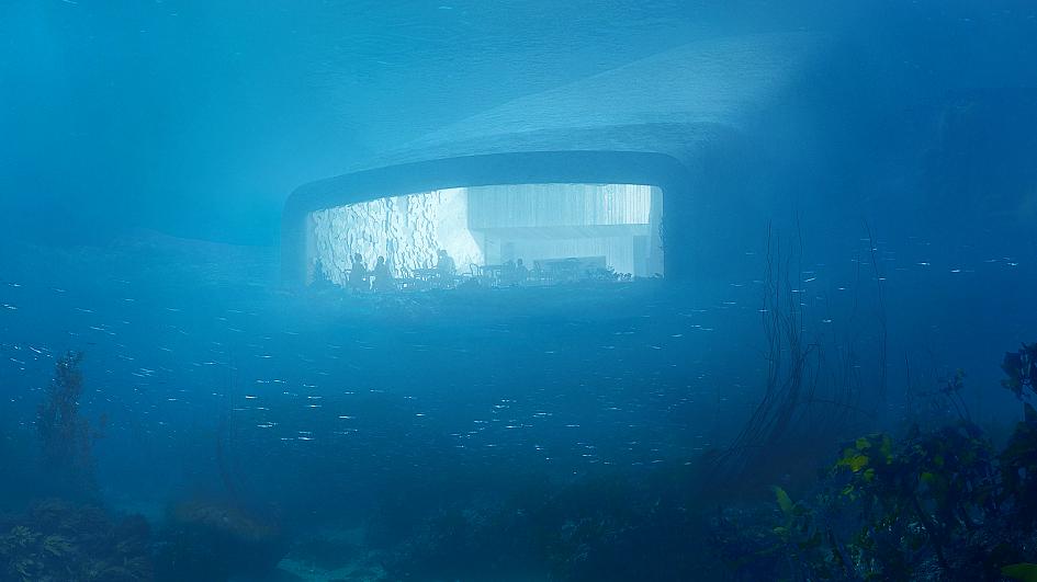 Așa va arăta restaurantul subacvatic din Norvegia. Foto: SNØHETTA