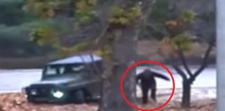 Imagini dramatice cu momentul în care un soldat nord-coreean fuge peste graniță soldat nord coreean graniță