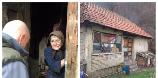 Cel mai frumos cadou pentru o bătrână uitată ce locuia într-o casă gata să se prăbușească casă bătrână hunedoara