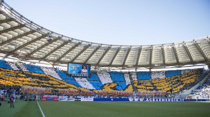FCSB - Lazio Roma, în primăvara europeană a UEFA Europa League. Foto: SS Lazio