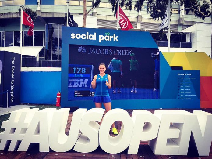 Ana Bogdan este una dintre cele patru românce calificate în turul doi la Australian Open. Foto: Facebook