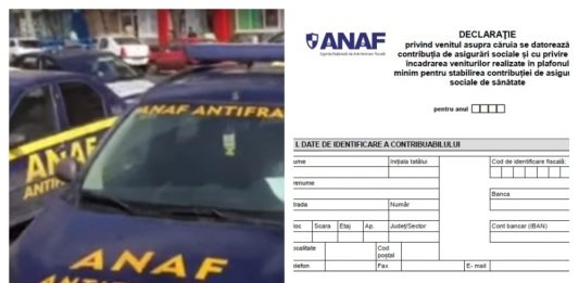 declarația 600 ANAF declarația 600 PFA declarația 600 termen depunere formularul 600