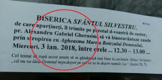 Mai nou, de Bobotează, preoții îi amenință pe locatari cu pedeapsa divină mesaj bloc bobotează