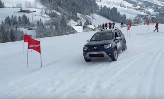 Dacia Duster a făcut legea pe pârtia elvețiană. Foto: carplanet.ch