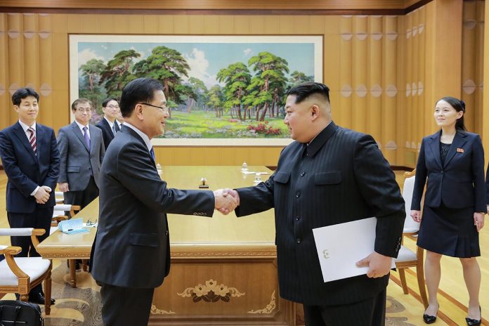 Pe 5 martie, Kim Jon Un a avut o întâlnire cu oficiali ai Coreei de Sud FOTO: Wikimedia Commons