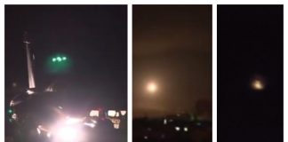 Primele imagini cu rachetele lansate de SUA asupra Siriei rachete siria