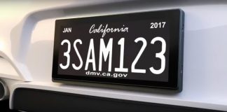 Mașinile vor avea numere de înmatriculare digitale. Sistemul este în teste