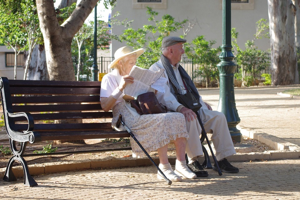cuplu bătrân