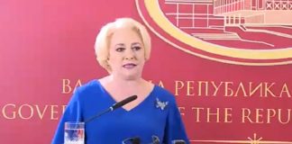VIDEO. Viorica Dăncilă s-a întâlnit cu ”macedonii” Viorica Dăncilă a dat-o-n bară și în Macedonia. Foto: Guvernul României / Facebook