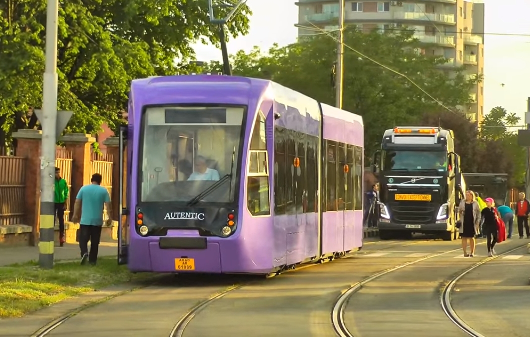 Tramvaiul Autentic, la Timișoara FOTO: Captură video canalul de Youtube LDEGM Trainspotter