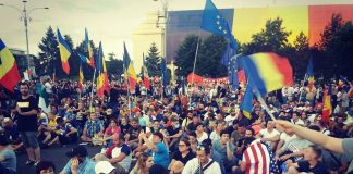 Mesajul Guvernului pentru protestatari înainte de mitingul din 10 august FOTO: Andreea Dogar/GreatNews