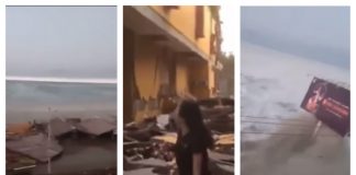 Tsunami Indonezia. Noi imagini cu valul uriaș care a făcut sute de victime tsunami indonezia