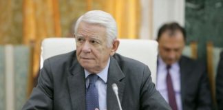 Teodor Meleșcanu, luat la rost de o jurnalistă BBC: ”Haideți să fim serioși!” FOTO: Gov.ro