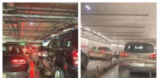 Zeci de oameni, blocați în subsolul unui mall: „Erau gaze. M-au usturat ochii încă o oră” blocați parcare mall bucurești promenada