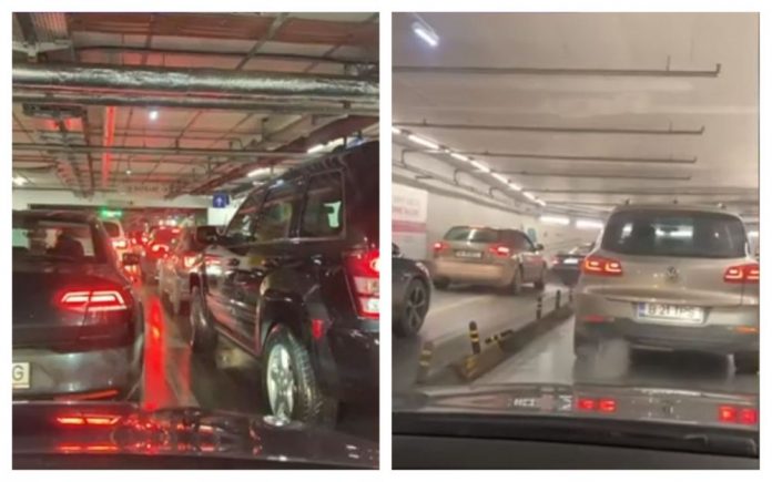 blocați parcare mall bucurești promenada