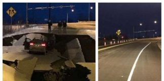 VIRAL. Drum reparat în doar 4 zile după ce a fost distrus de cutremur drum reparat cutremur alaska