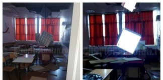 Tavan prăbușit peste elevi în timp ce dădeau teza tavan prăbușit elevi buzău