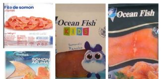 3 hipermarketuri retrag produse din somon contaminate cu o bacterie periculoasă