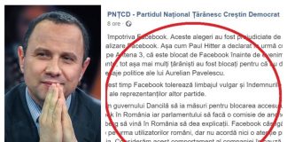 Țărăniștii cer interzicerea Facebook în România, supărați că PSD a pierdut alegerile