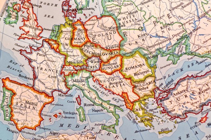 hartă europa subiecte bac geografie 2019