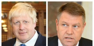 Iohannis a vorbit cu premierul Marii Britanii despre viitorul românilor din Regat după Brexit iohannis johnson