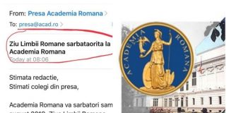 Mesaj agramat transmis de Academia Română chiar de Ziua Limbii Române ziua limbii române academia română mesaj agramat