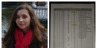 Eleva care a demonstrat că fondul școlii există, luată la rost de autorități și de părinți fondul școlii