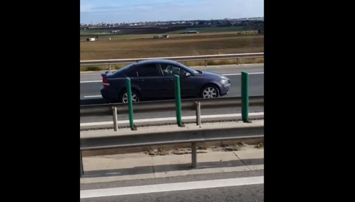 Șofer contrasens A4