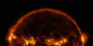 Imagine virală de la NASA. “Soarele-dovleac” și un rânjet înfricoșător soare dovleac nasa